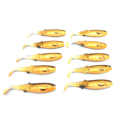 Lot De 10 Cannibal Shad 10 Cm Savage Gear - 10 Cm