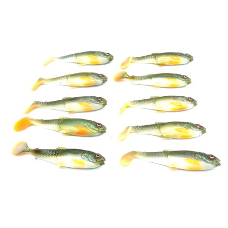 Lot De 10 Cannibal Shad 10 Cm Savage Gear - 10 Cm