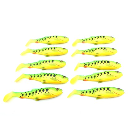 Lot De 10 Cannibal Shad 10 Cm Savage Gear - 10 Cm