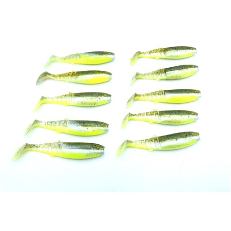 Lot De 10 Cannibal Shad 10 Cm Savage Gear - 10 Cm