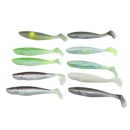 Lot De 10 Leurres Souples Bumpy - 9Cm Gunki - 9Cm
