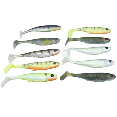 Lot De 10 Leurres Souples  Gunzilla 160 - 16Cm Gunki - 16Cm