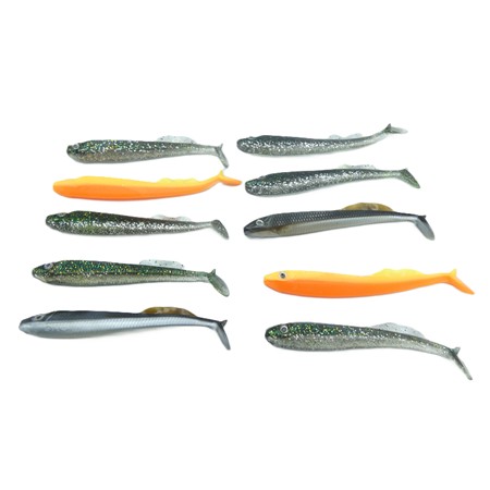 Lot De 10 Leurres Souples V2ib 105 Itb - 10.5Cm Gunki - 10.5Cm
