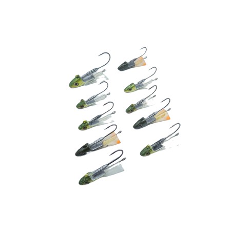 Lot De 10 Tetes Fusion Hart - 5*1./4 + 4*3.8 + 1*3/4