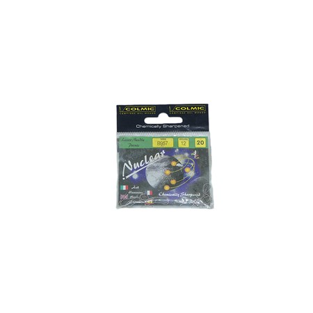 Lot De 100 Hameçons Nuclear Colmic - N°12 Argent