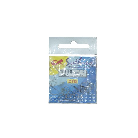 Lot De 100 Hameçons Suéhiro Milo - N°10 Argent