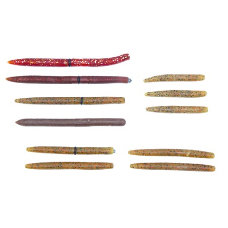 Lot De 11 Leurres Souples Reins Swamp - 7.5/10/13/14.5Cm -
