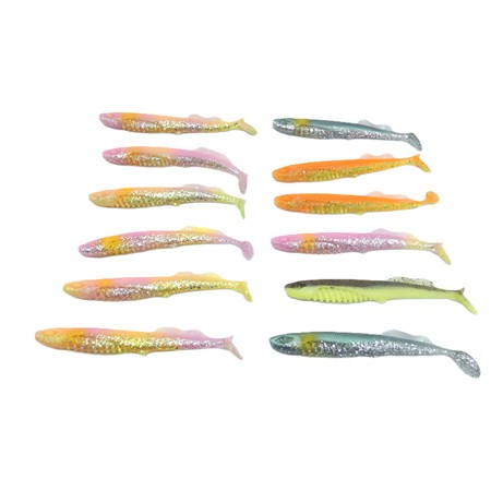 Lot De 12 Leurres Souples V3ib 105 Itb - 10.5Cm Gunki - 10.5Cm