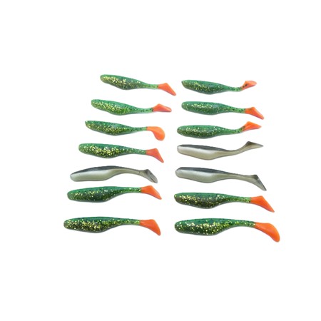 Lot De 14 Bass Assassin 8 Cm Sama Fishing - X14