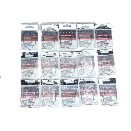 Lot De 15 Bas De Ligne Acier Europêche - 5Kg - Par 3