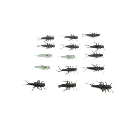 Lot De 15 Inseckt 3 Cm Fishup - X15