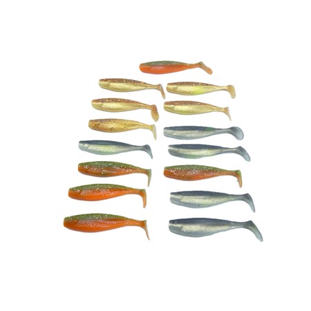 Lot De 15 Leurres Souples Classic 80 - 8Cm Gunki - 8Cm
