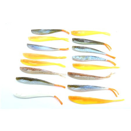 Lot De 16 Finess Q-Fish 13 Mann's - 13 Cm