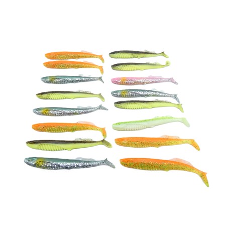 Lot De 16 Leurres Souples  V3ib 105 Itb - 10.5Cm Gunki - 10.5 Cm