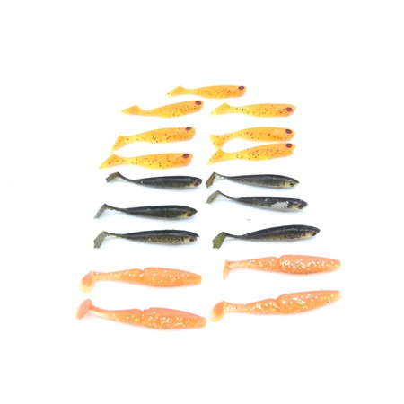 Lot De 17 Leurres Souples - Ls
