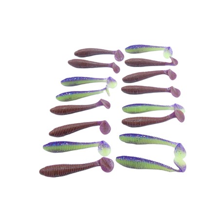 Lot De 17 Swimg Impact Fat 8 Cm Keitech - X17