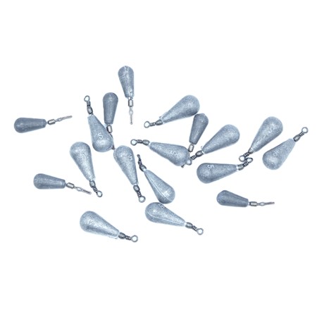 Lot De 18 Plombs Drop Shot Powerline Jig Power Poire - 3.5/5G