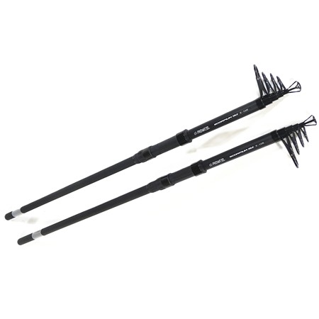 Lot De 2 Cannes Carpe Télescopique Prowess Scorpium Tele - 13' / 3.5Lbs