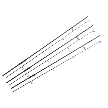 Lot De 3 Cannes Carpe Korda Kaizen Green 3G - 10' / 3Lbs