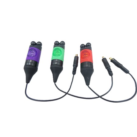 Lot De 3 Hanger Siren Night Glo Bobbin Nash - Violet/Rouge/Vert