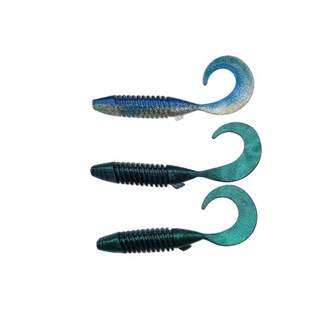 Lot De 3 Leurres Souples Daiwa Grubin Shad 20 Cm - 20Cm 