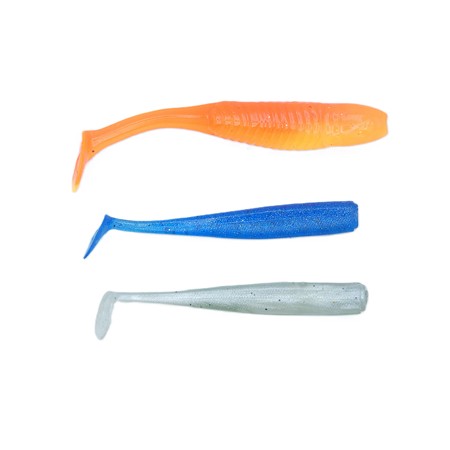 Lot De 3 Leurres Souples Jigpower Toc Shad - Lot De 3
