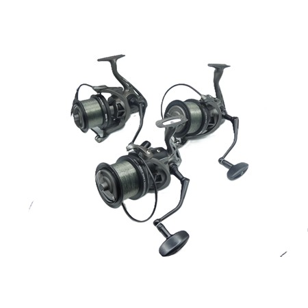 Lot De 3 Moulinets Carp Design Kr9000 + 4 Bobines Supplémentaires - 4.6:1