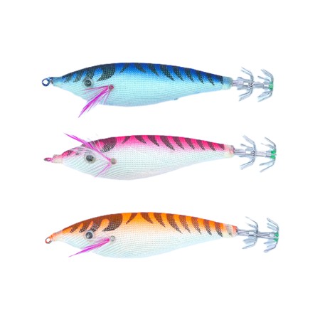 Lot De 3 Turluttes Sea Squid Calmarette Tce - 9Cm -