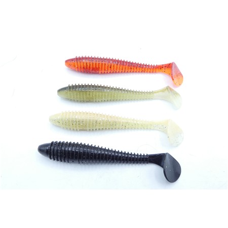 Lot De 4 Fat Swin Impact 12 Cm Keitech - 12 Cm