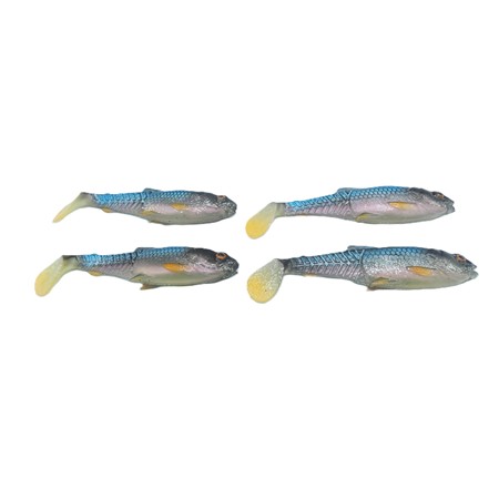 Lot De 4 Leurres Cannibal Shad 12.5 Cm Savage Gear - 12.5 Cm