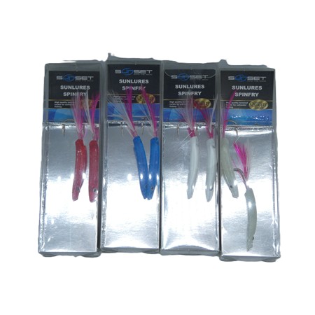 Lot De 4 Paquets De Sunlures Spinfry Sunset - 40 Mm  4 X 2 Pieces