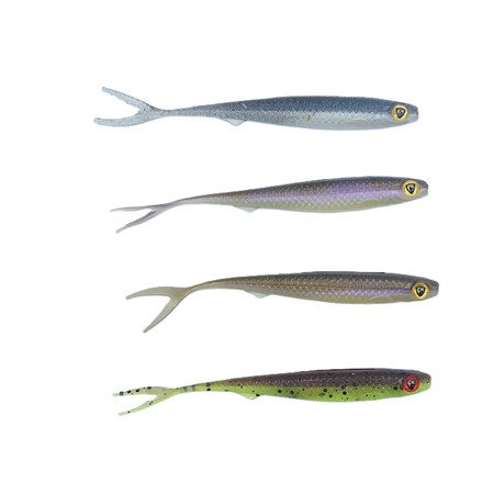Lot De 4 Slick Finesse Fox Rage - 9Cm