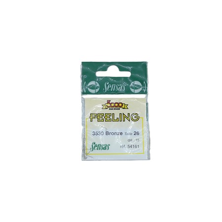 Lot De 45 Hameçons Feeling Sensas - N°26 Bronze