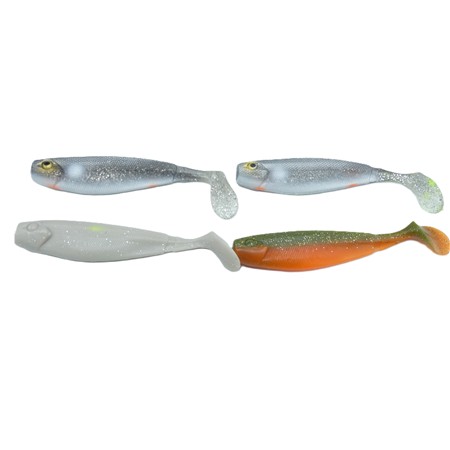 Lot De 4Leurre Souple  G'bump Ghost 170 - 17Cm Gunki - 17Cm