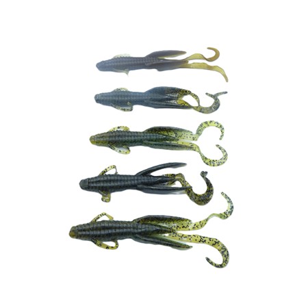 Lot De 5 Leurres ,Man Bear Pig Reaction Innovations - 12 Cm