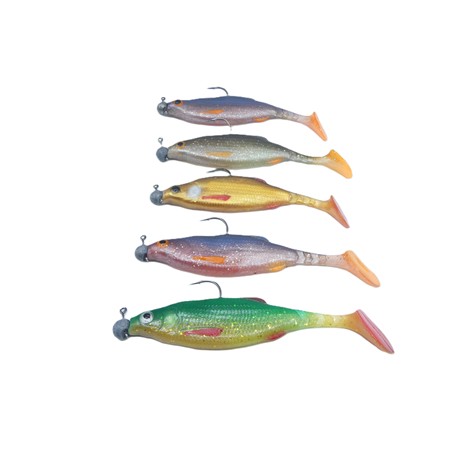 Lot De 5 Leurres Souples Armes Pulse Realistic 15 Cm + Tp 15 Gr Berkley - 15 Gr