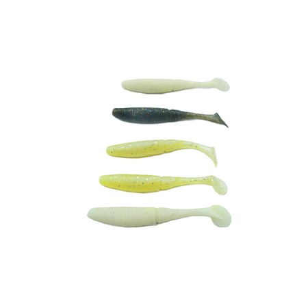 Lot De 5 Slit Shad 7 Cm Keitech - X5