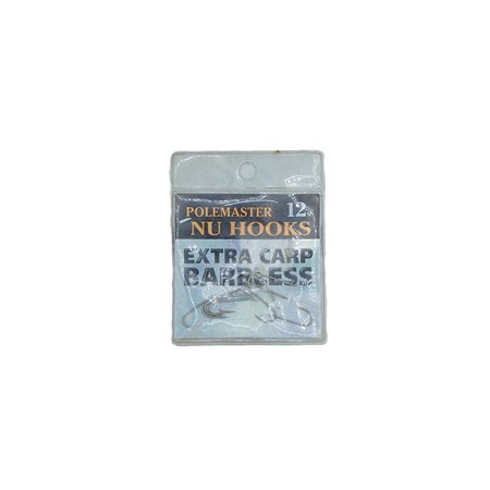 Lot De 50 Hameçons Polemaster Extra Carp Barbless - N°12