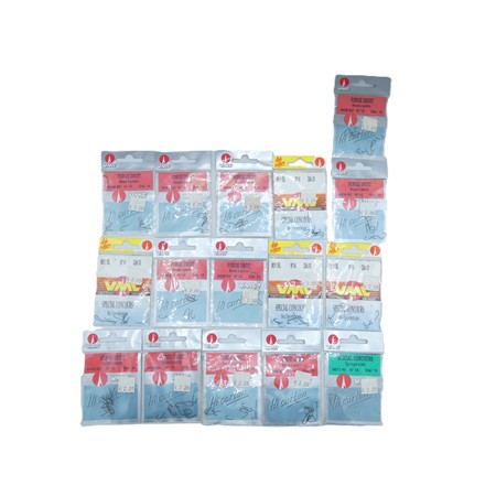 Lot De 500 Hameçons Toutes Marques - Assortiement De 350 Pièces Nuéro 10 À 16