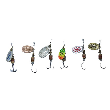 Lot De 6 Cuillères Mepps - Multicolore