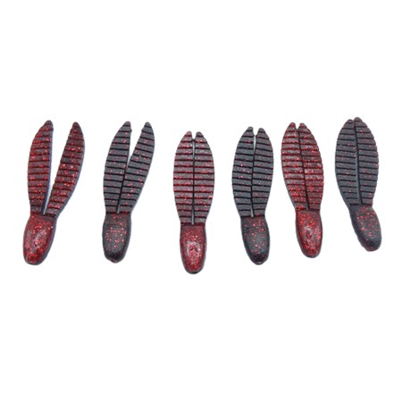 Lot De 6 Flex Chunk 8 Cm Keitech - 8 Cm