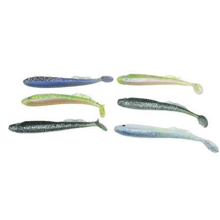 Lot De 6 Leurres Souples V2ib 125 Itb - 12.5Cm Gunki - 12.5Cm