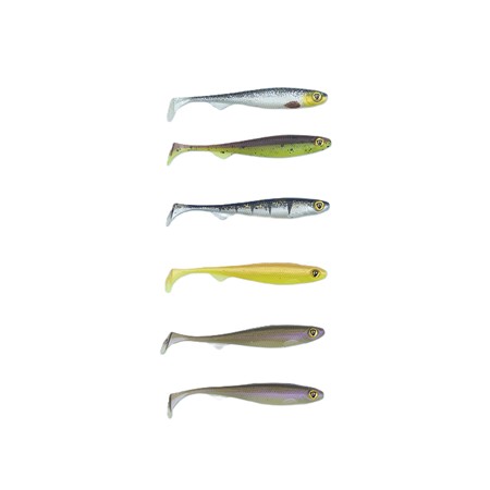 Lot De 6 Slick Shad Fox Rage - 7Cm