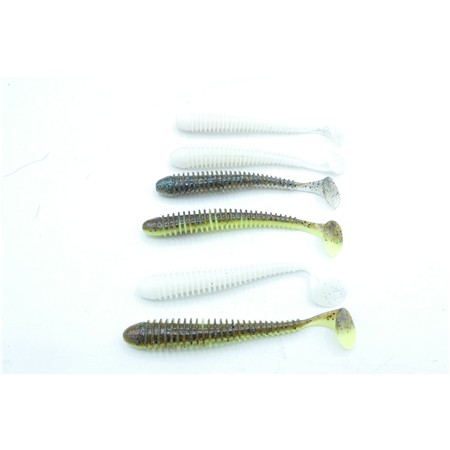 Lot De 6 Swing Fat Impact Slim 11 Cm Keitech - 11 Cm