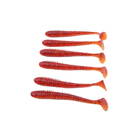 Lot De 6 Swing Impact Slim 8 Cm Keitech - 8 Cm