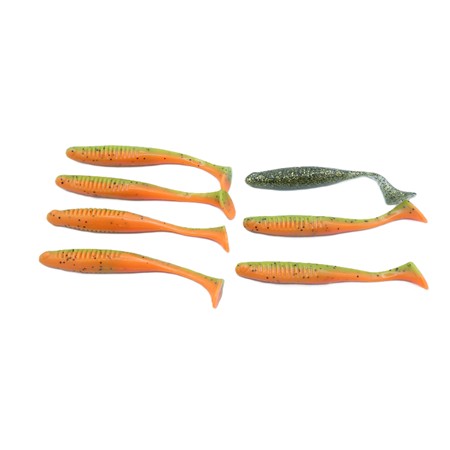 Lot De 7 E.T Shad 10 Cm Bait Breath - 10 Cm