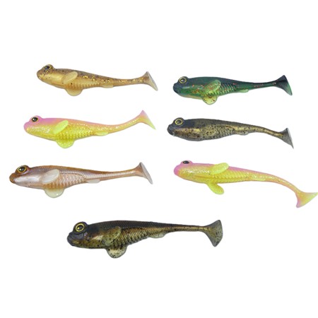 Lot De 7 Leurres Souples Rockstar 85 Itb - 8.5Cm Gunki - 8.5Cm