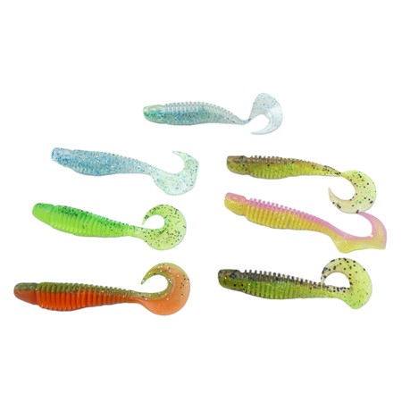 Lot De 7 Leurres Souples Tipsy-Cxl 85 Itb - 8.5Cm Gunki - 8.5Cm