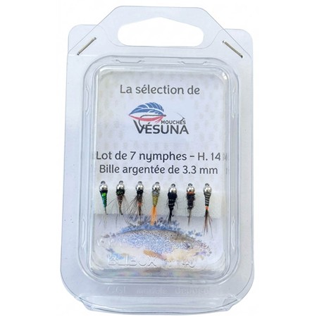 Lot De 7 Nymphes Vesuna Bille Dorée