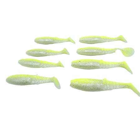 Lot De 8 Leurres Cannibal Shad 10 Cm Savage Gear - 10 Cm
